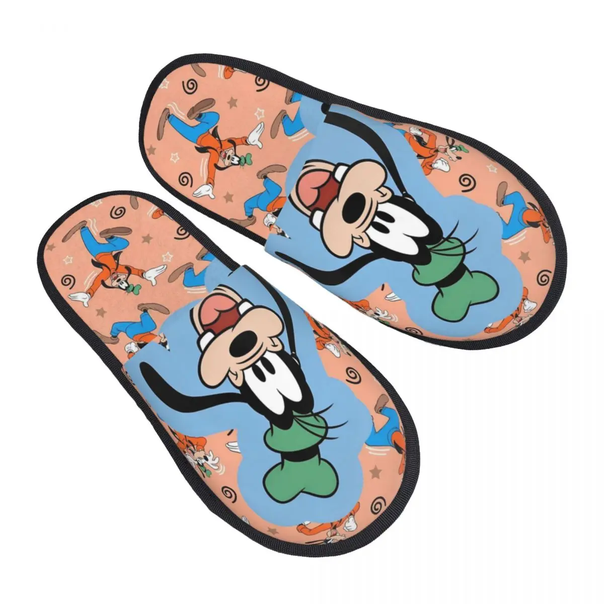 

Custom Print Women Goofy House Slippers Soft Warm Cartoons Memory Foam Fluffy Slipper Indoor Outdoor Shoes