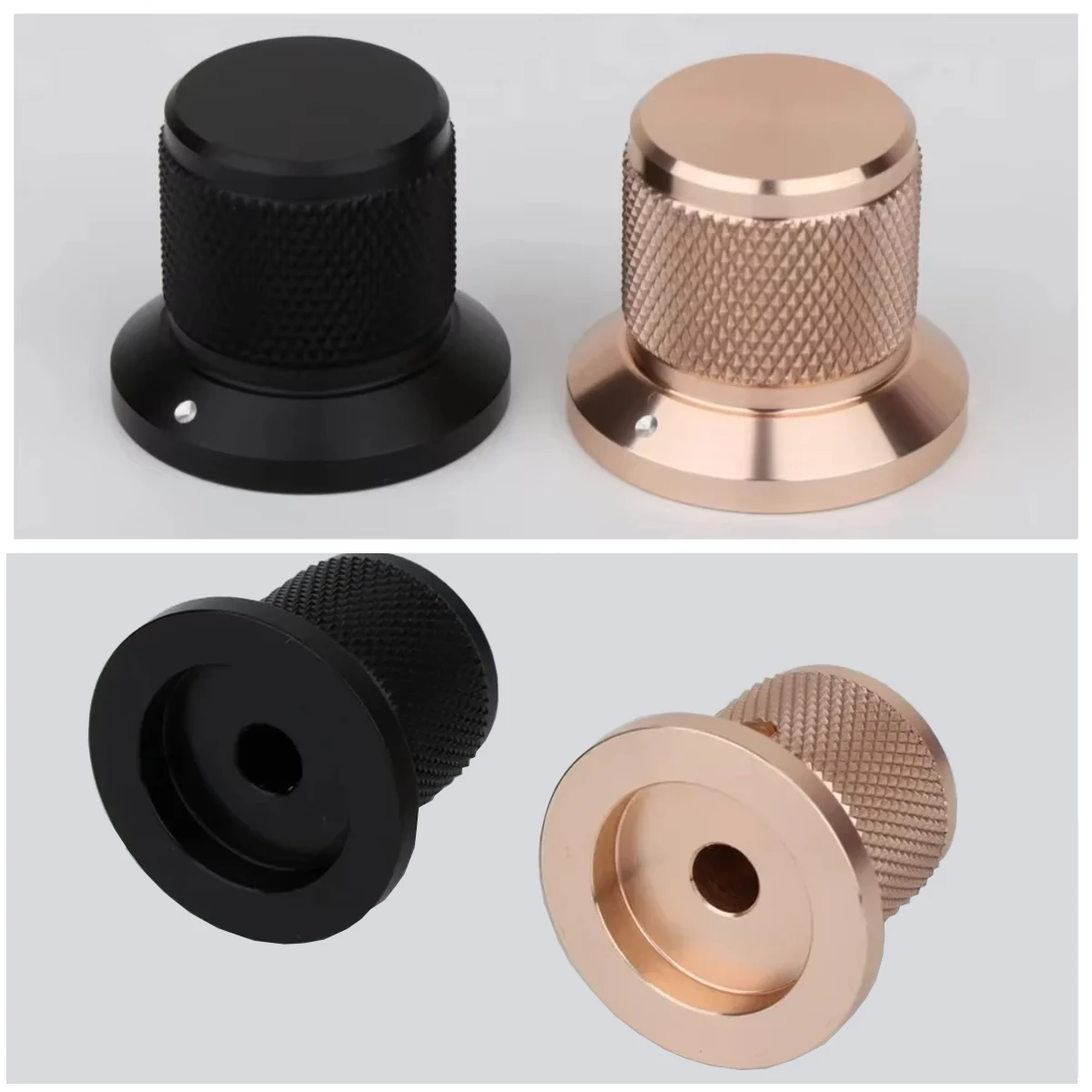 

Guitar Bass Knob Durable Dome Knob 4*KN3022 glod/balck Volume Tone Control Replacement Parts Bass Screws