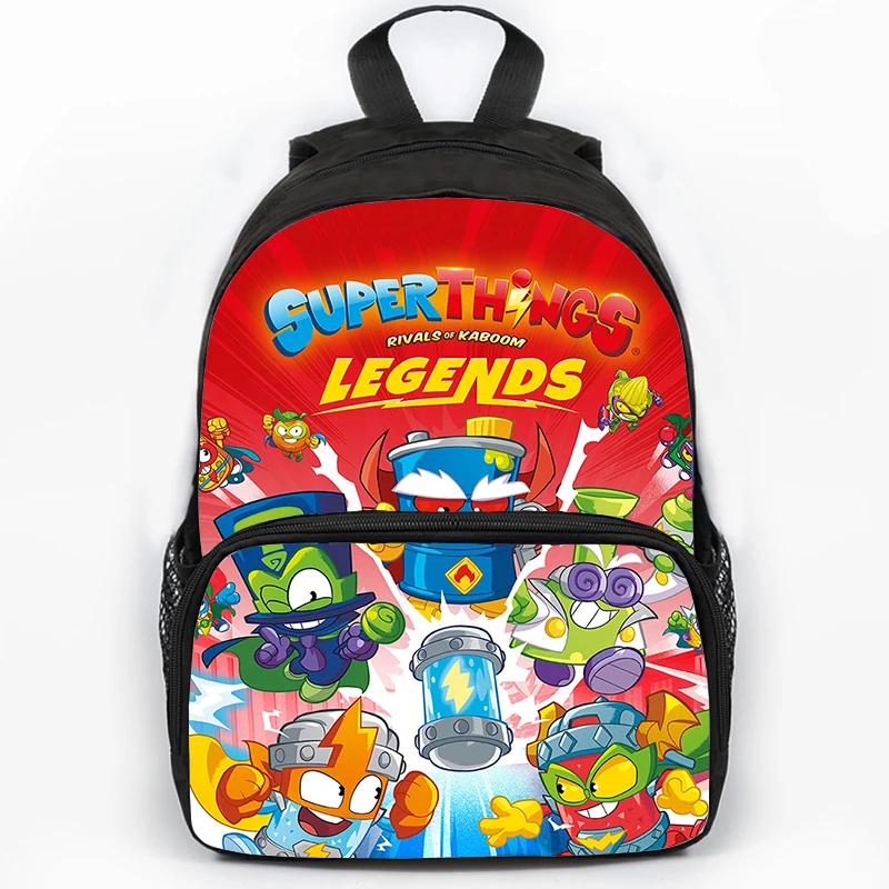 Superthings Print Rugzak Meisjes Jongens Schooltassen Super Dingen Rugzak Kids Cartoon Rugzak Student Laptop Tas Mochila