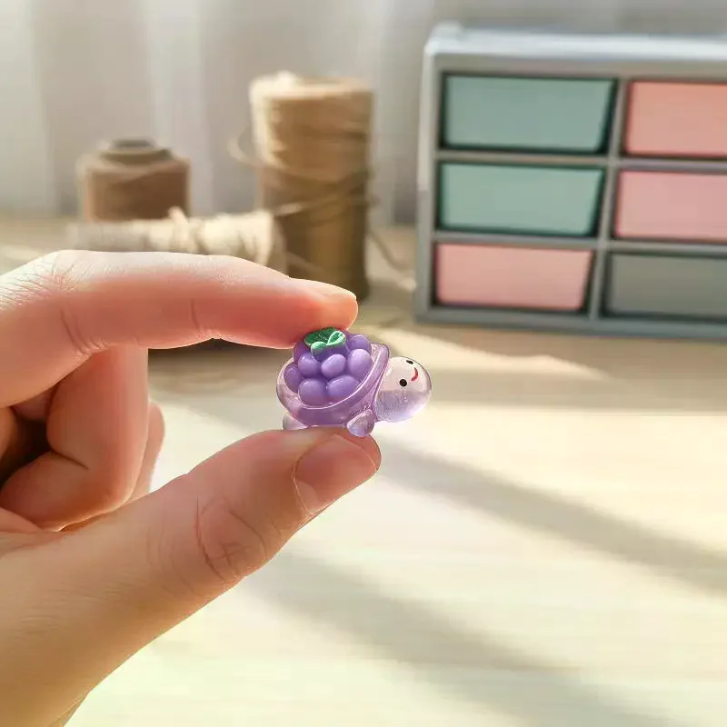 30Pcs Mini Resin Turtles Glowing In The Dark Miniature For Fairy Garden Landscapes Dollhouse Home Decoration