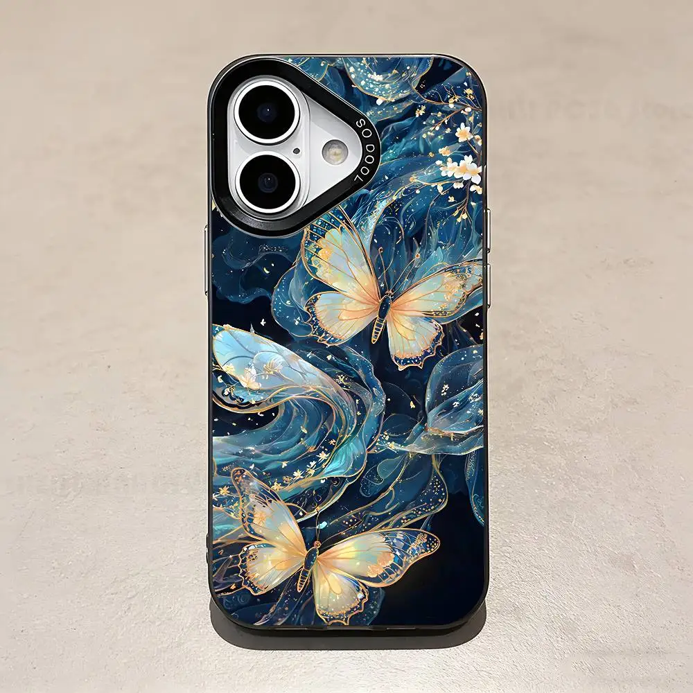 Dreamy Illustration Case For IPhone 11 12 13 14 15 16 17 Pro Max XS X XR Cover