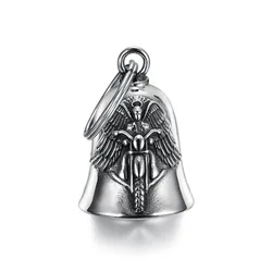 Fashion Angel Wings ciondolo campana moto Punk Rock Men 6.