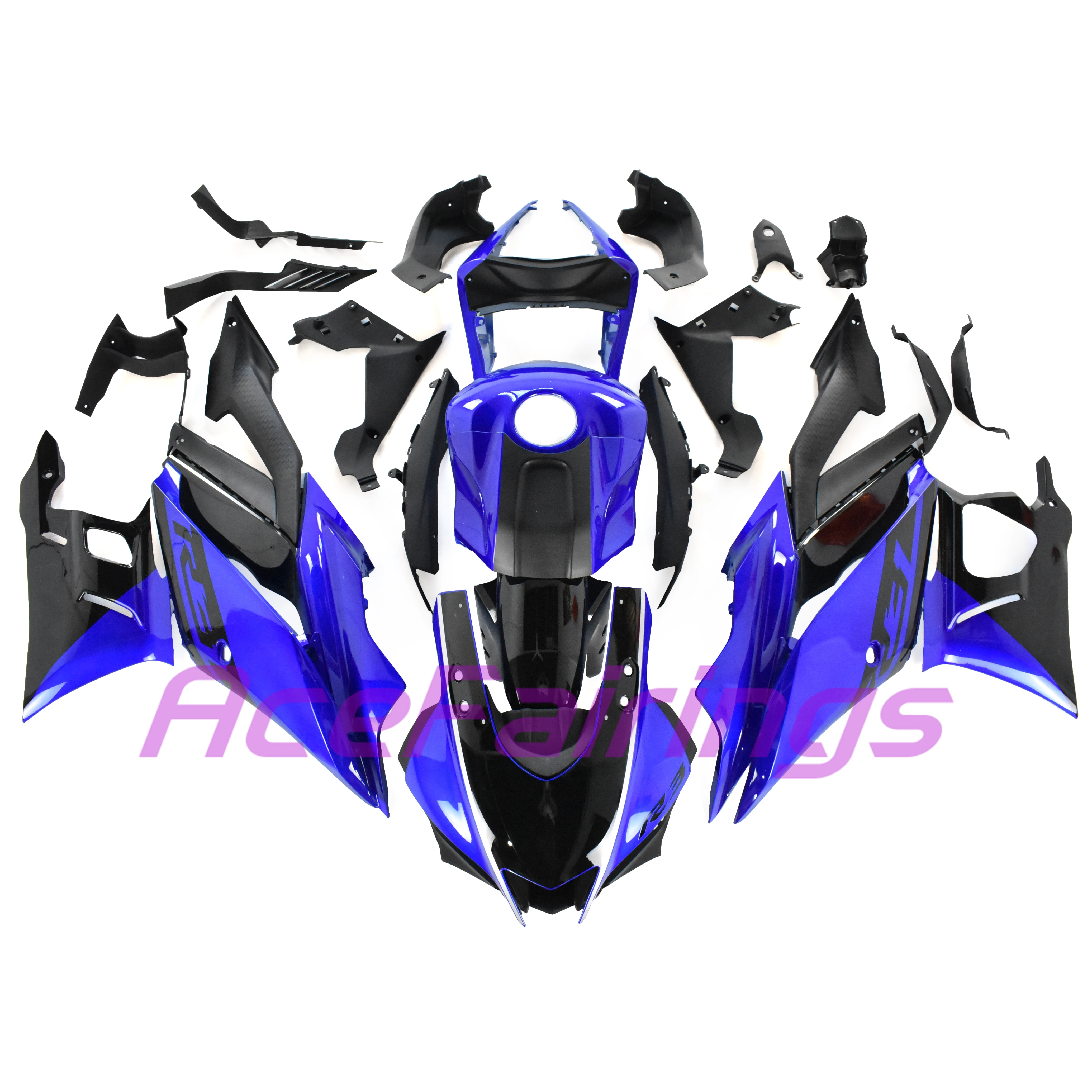 Motorcycle Fairings 2019-2024 YZF R3 R25 Custom New ABS Fairing Panels Suit for 19-24 Yamaha YZF-R3 YZF-R25