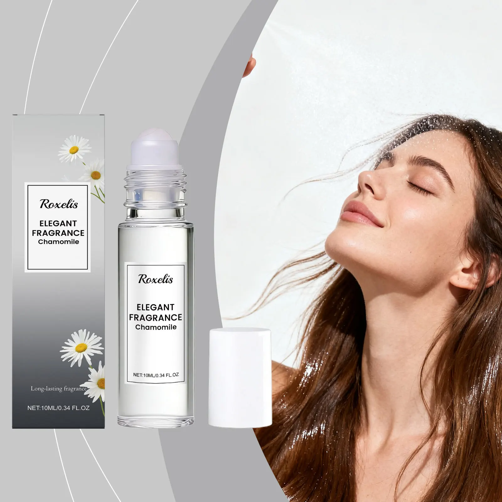 

FANDAO Chamomile Perfume Roll-On - Natural Floral Scent with Light & Elegant Fragrance Portable Daily Wear for Commute & Dating