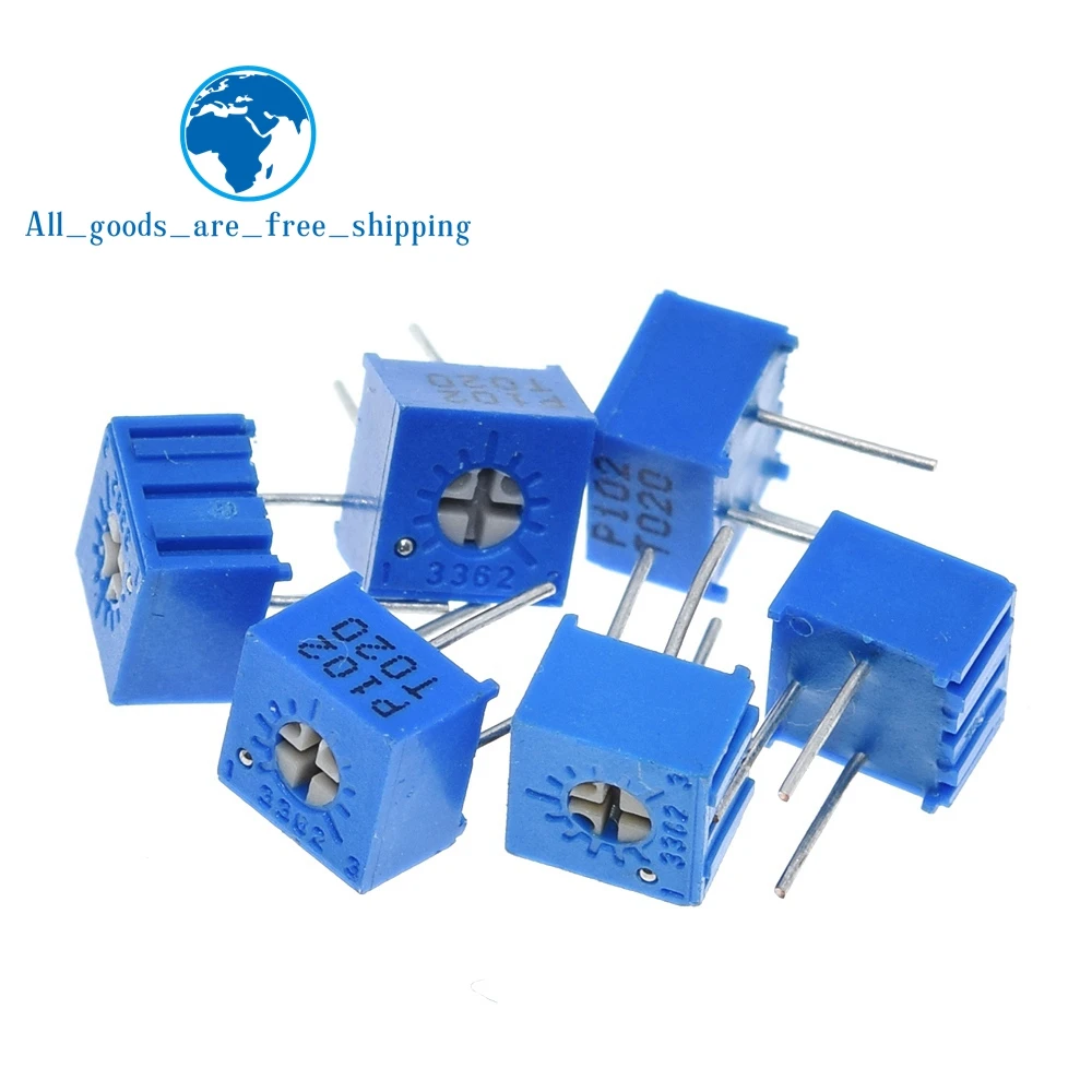 10 قطعة 3362P 3362 500R 1K 2K 5K 10K 20K 50K 100K 101 201 501 102 202 502 103 203 503 104 204 504 105 Trimpo الانتهازي الجهد