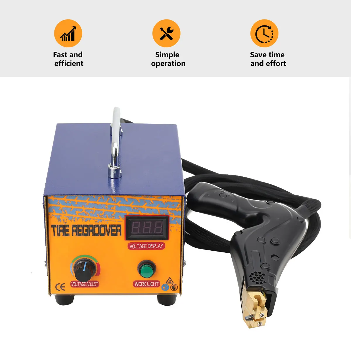 

Digital Tire Regroover Tire Rubber Engraving Machine Truck Car Rubber Tyres Grooving Electric Rubber Cutting power Machine 1KW