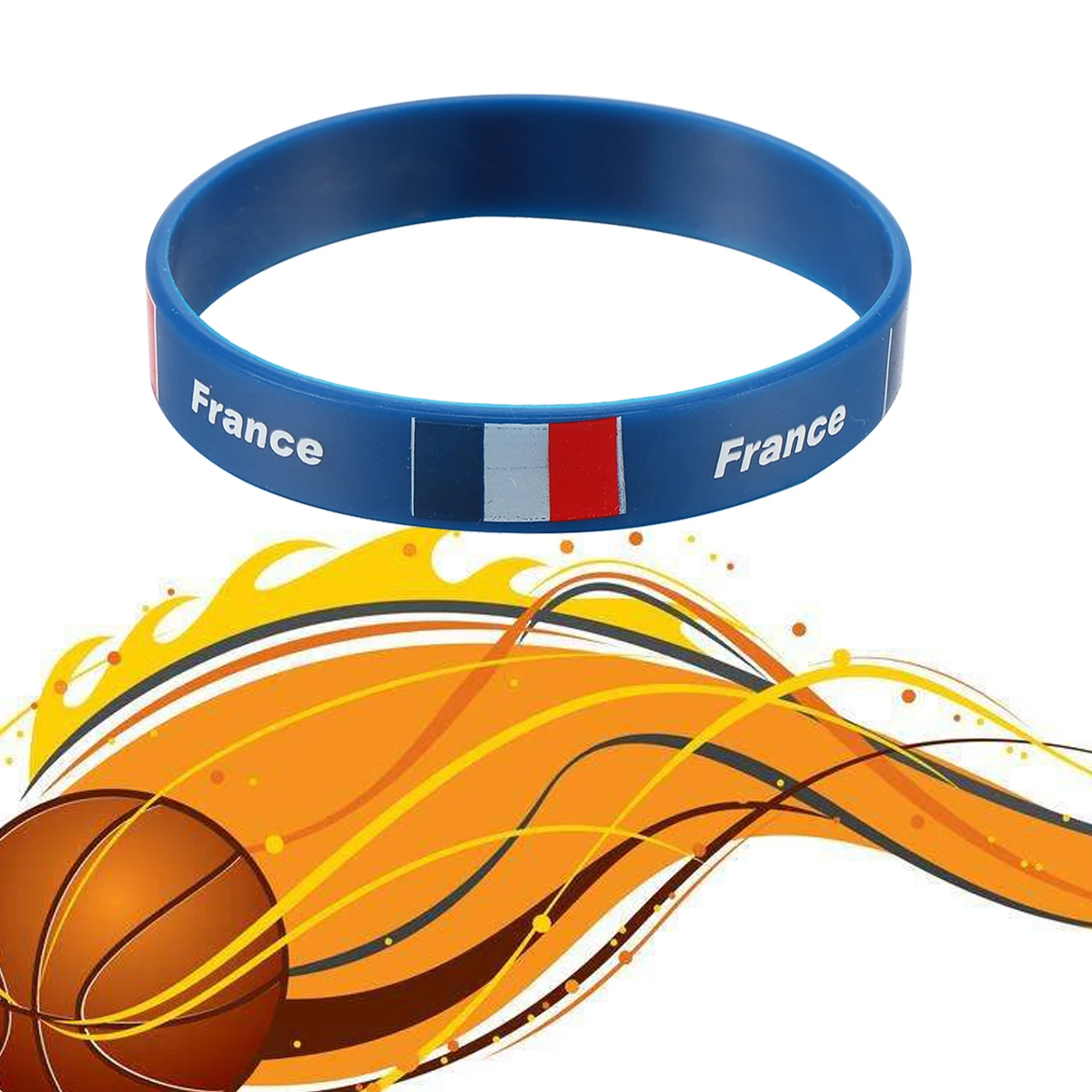 

12Pcs Comfortable Country Wristbands Silicone Bracelets For World Cup Supporters