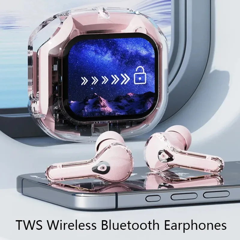 

TWS Wireless Bluetooth Earphones Touch LED Screen ANC Noise Reduction Sports Earphones With Microphone Suitable For Android Ios