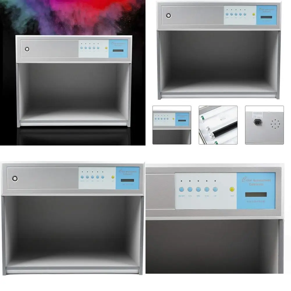 

Professional Lab-Quality Color Matching Cabinet with 4 Light Sources for Accurate Commercial Color Assessments
