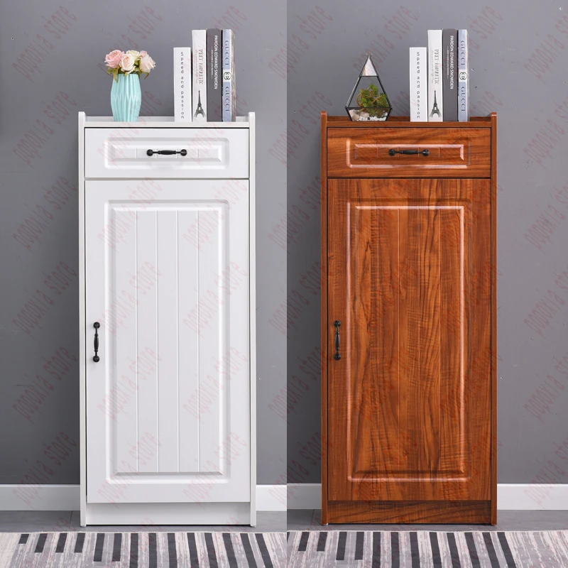 

Entry door Small apartment shoe cabinet size foyer outside the household Space saving single Mini narrow