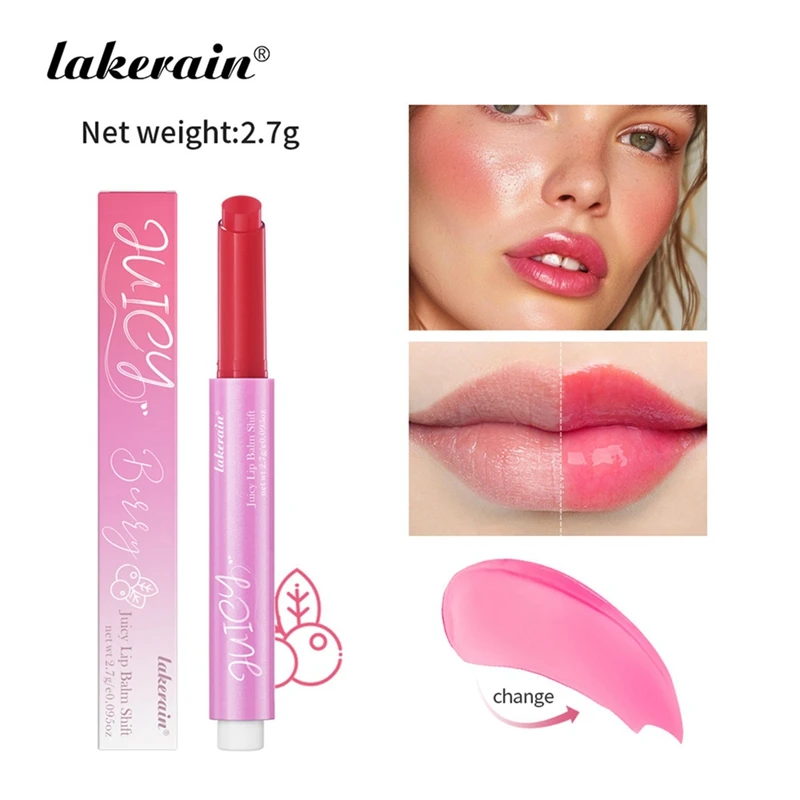 Laker ain Kristall gelee Lippenstift feuchtigkeit spendend lang anhaltende nahrhafte Balsam magische Farbänderung Lip gloss