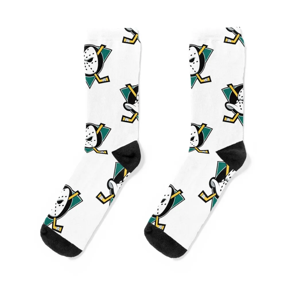 Mighty Ducks Logo Socks man short new in's luxe Socks Men's Women's