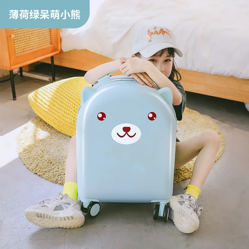 Anime Spongebob 18 Inch Trolley Case Kawaii Cartoon Suitcase Student Travel Board The Plane Child Cute Trend Luggage Bag Gift - view 2