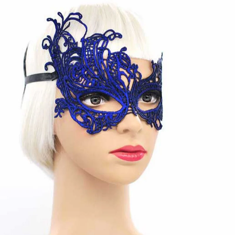 Masques de cosplay demi-visage pour femmes, masque Tim en dentelle, fournitures de fête, animal festif, comparateur de couleurs, carnaval, Halloween, sexy