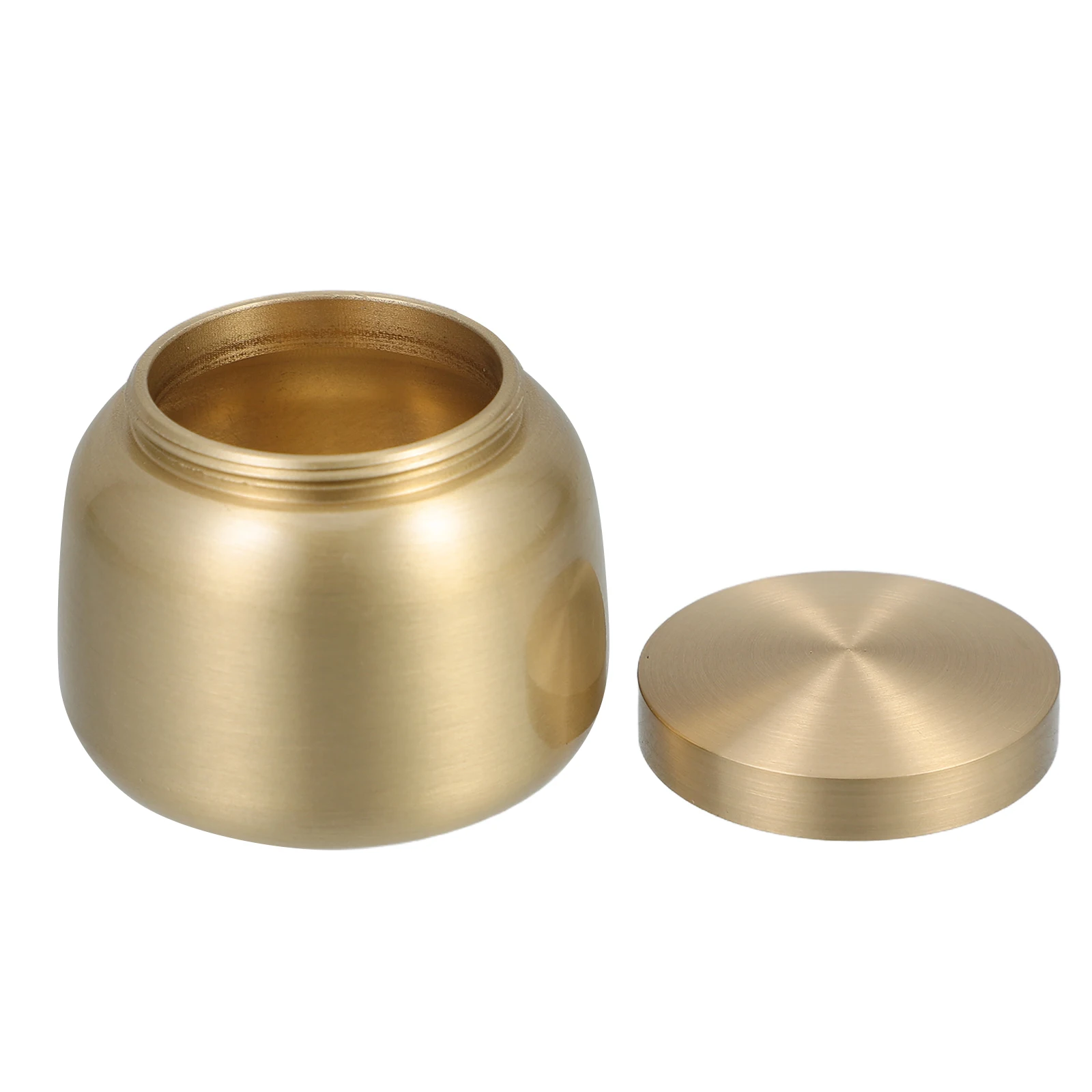 

Durable Brass Cremation Urn Sealed Storage Small Keepsake Pet Human Ashes Decorative Memorial Container Portable Tiny