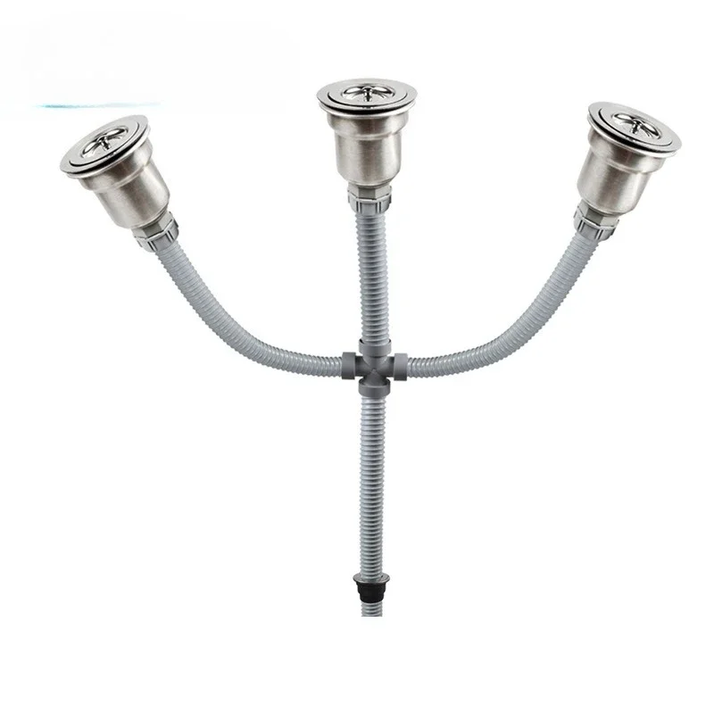 kit-de-desague-triple-para-fregadero-talea-filtro-de-desague-de-110-mm-con-mangueras-de-alambre-de-acero-sistema-de-drenaje-para-fregadero-de-cocina