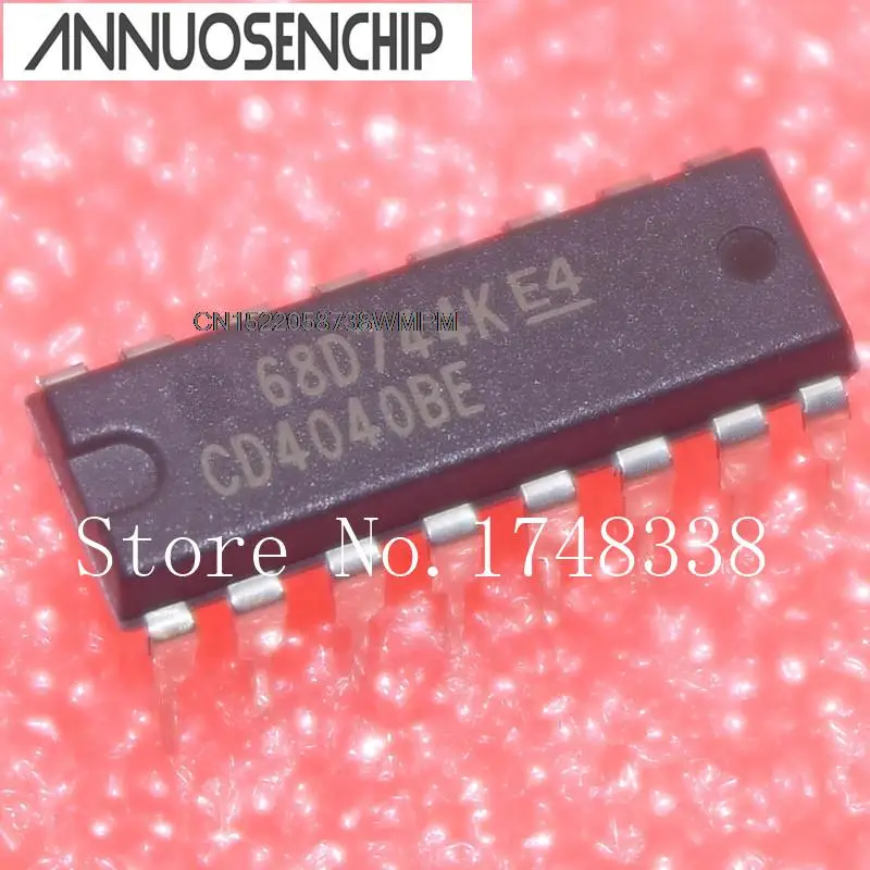 10PCS New and Original CD4040  4040 Ripple-Carry Binary Counter/Divider NEW GOOD QUALITY DIP-16 CD4040BE