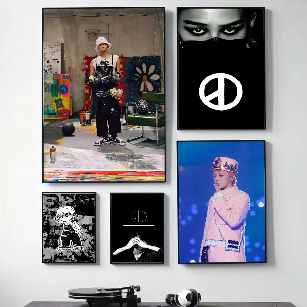 1pc Singer G-Dragon-ns Poster HD Posters Home Room Bar Cafe Decor Art Wall Painting Picture