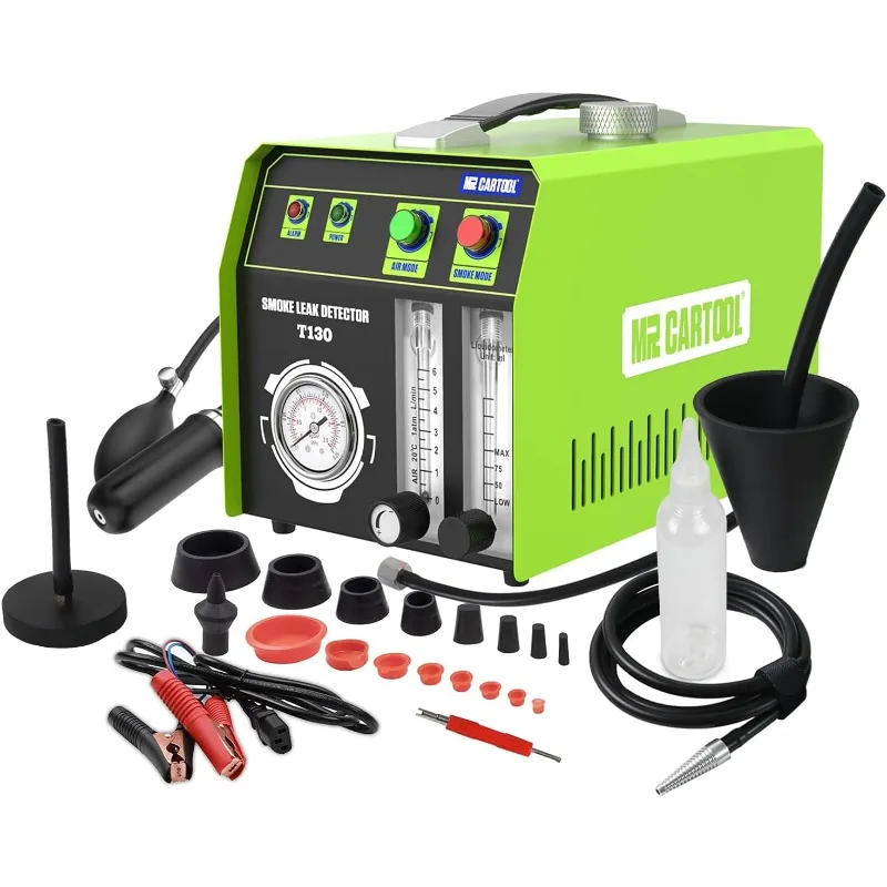 MR. CARTOOL-máquina de humo EVAP automotriz T130, probador de fugas de sistema de tubería de combustible de coche, modo Dual, 12V