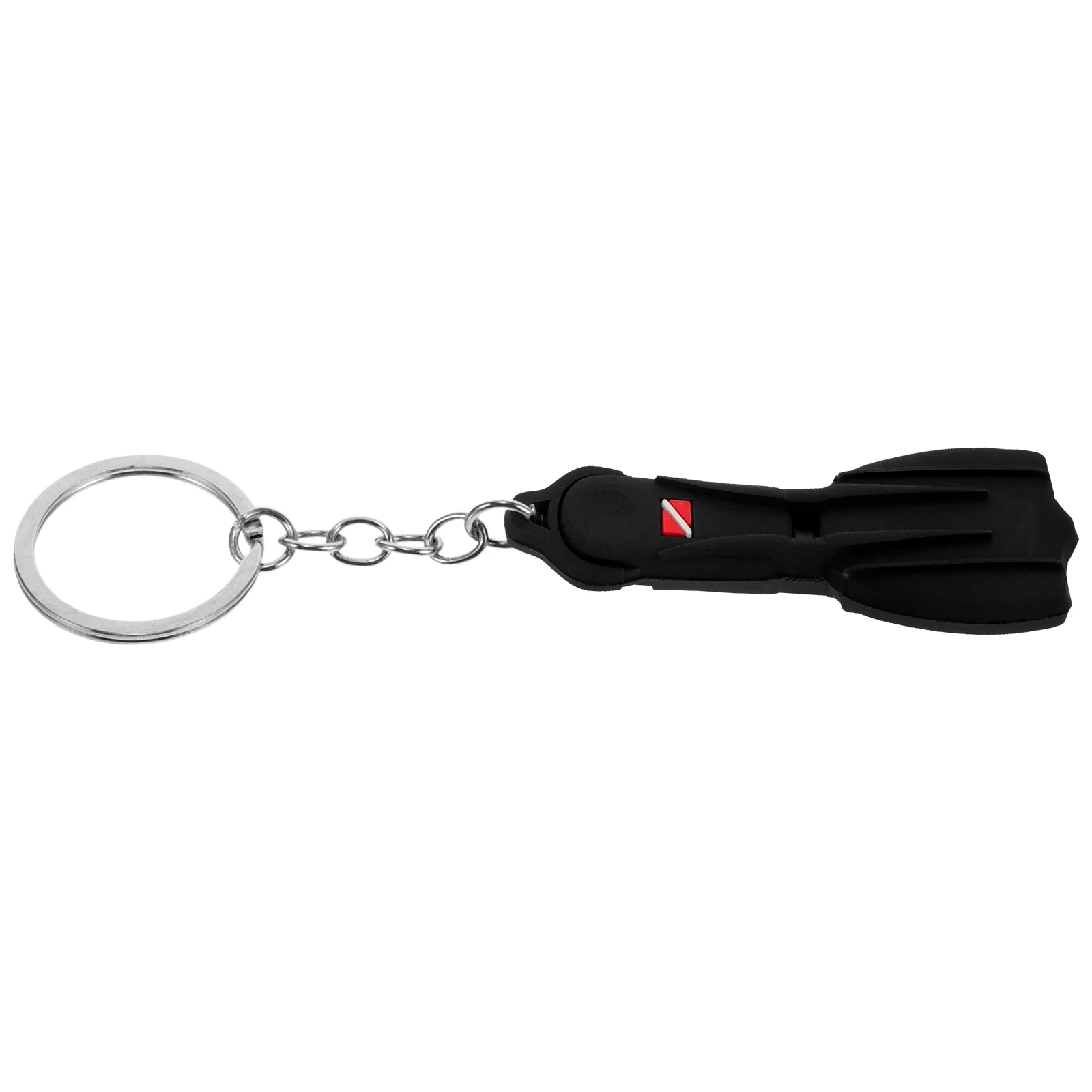 

Diving Fin Keychain Holder Rings Delicate Souvenir Backpack Pendant Silica Gel Pendants