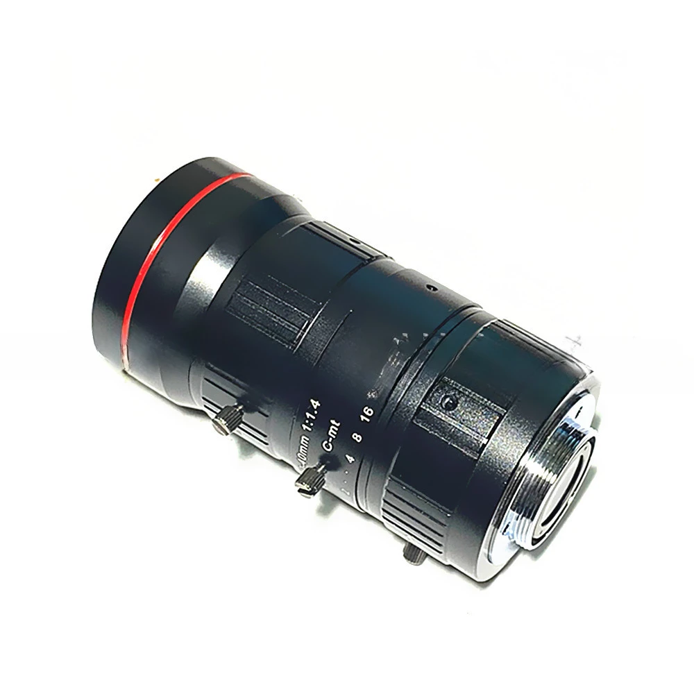 8 million machine vision industrial camera lens C interface 10-40mm manual zoom aperture 1/1.8 inch C port