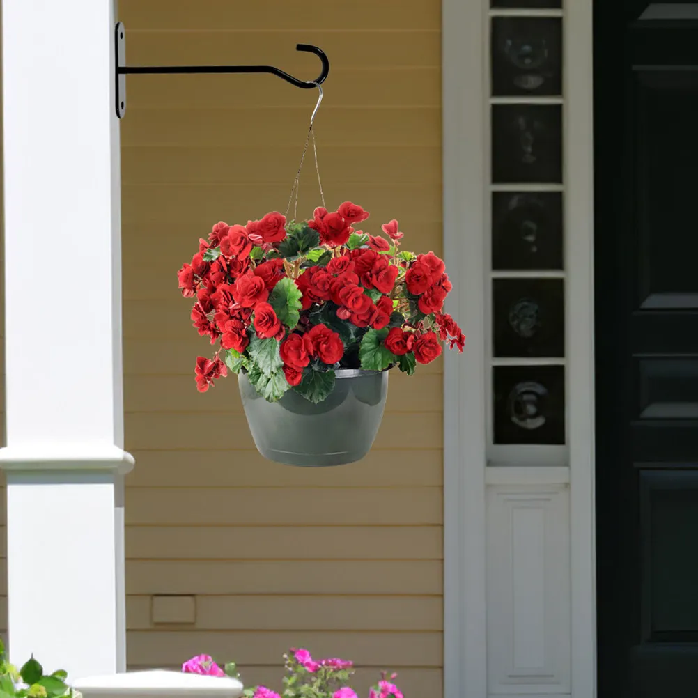 2Sets Ceiling Planter Hooks Sturdy Iron Hanging Hooks for Plants Baskets Bird Feeders Lanterns Outdoor Indoor Outdoor Hook