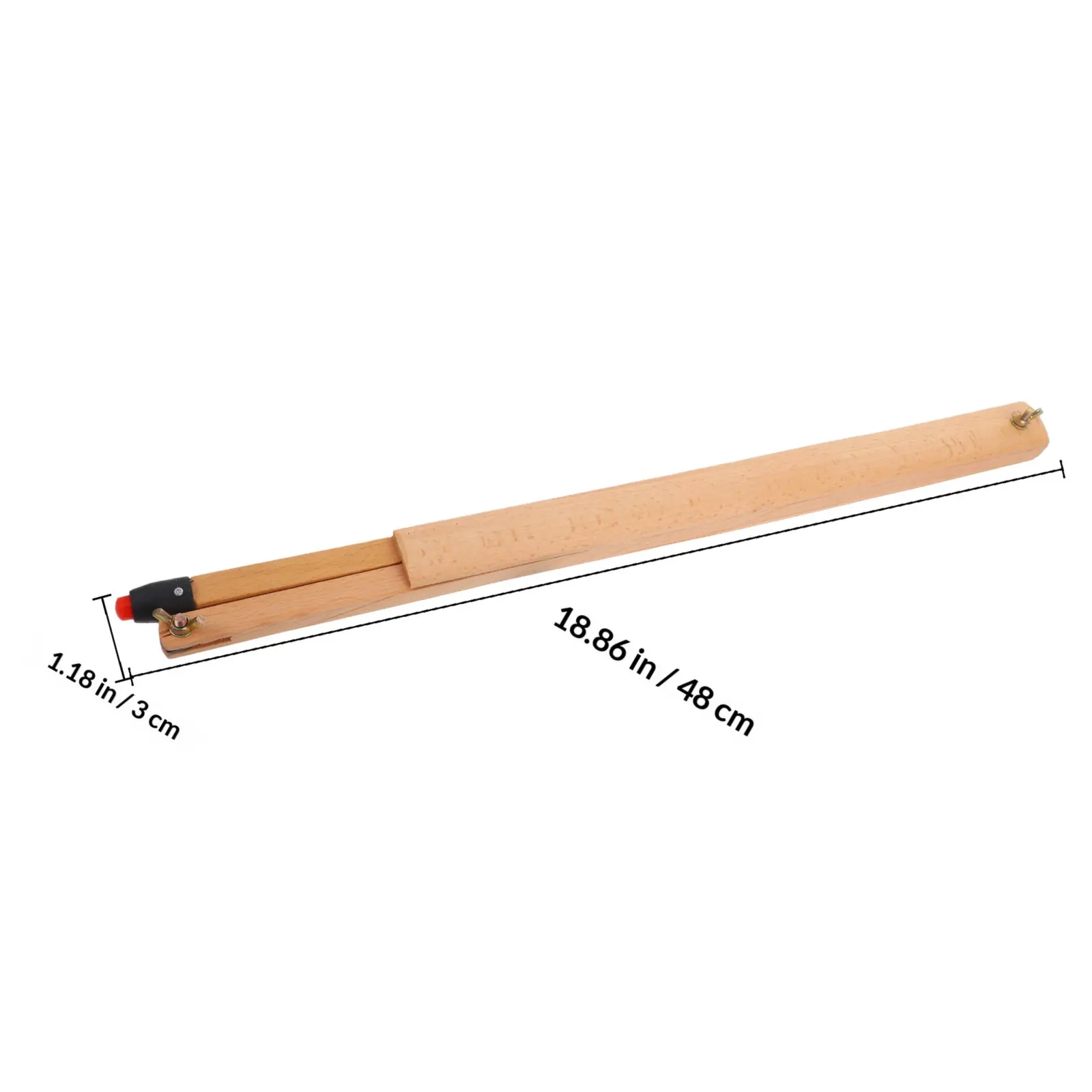 Wood Blackboard Compass Whiteboard Geometry Drawing Compass Teaching Tool Math Demonstration Classroom Outdoor Supply