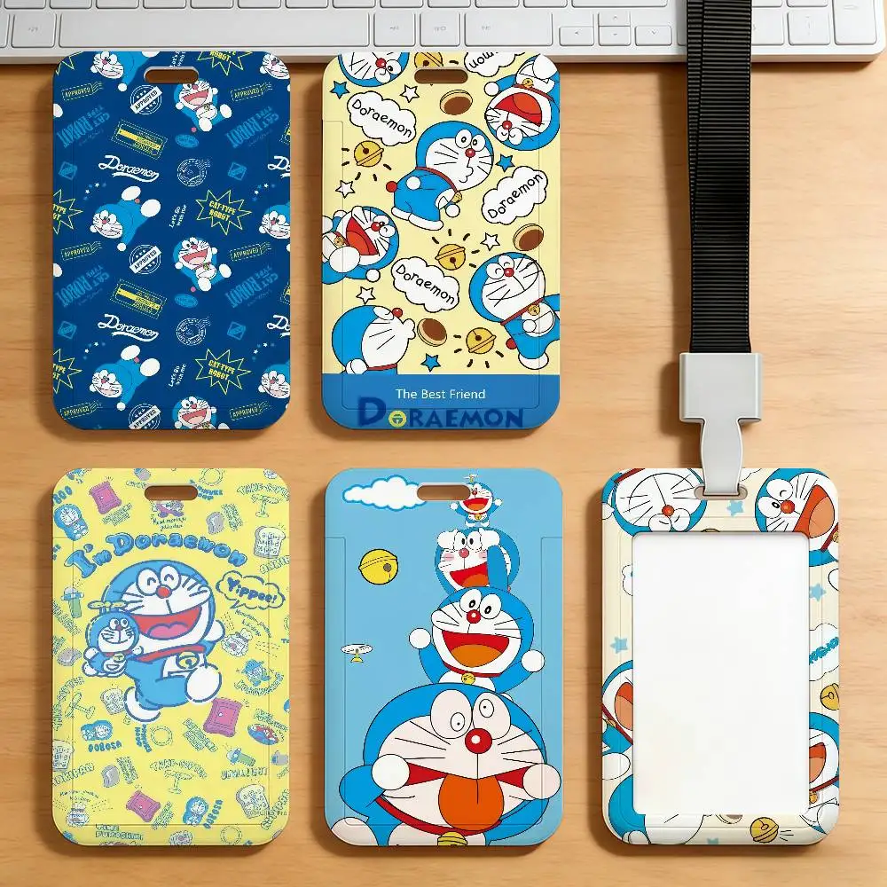 Porta Tarjetas de Doraemon, Funda Protectora para Tarjetas de Trabajo, Autobús y Metro