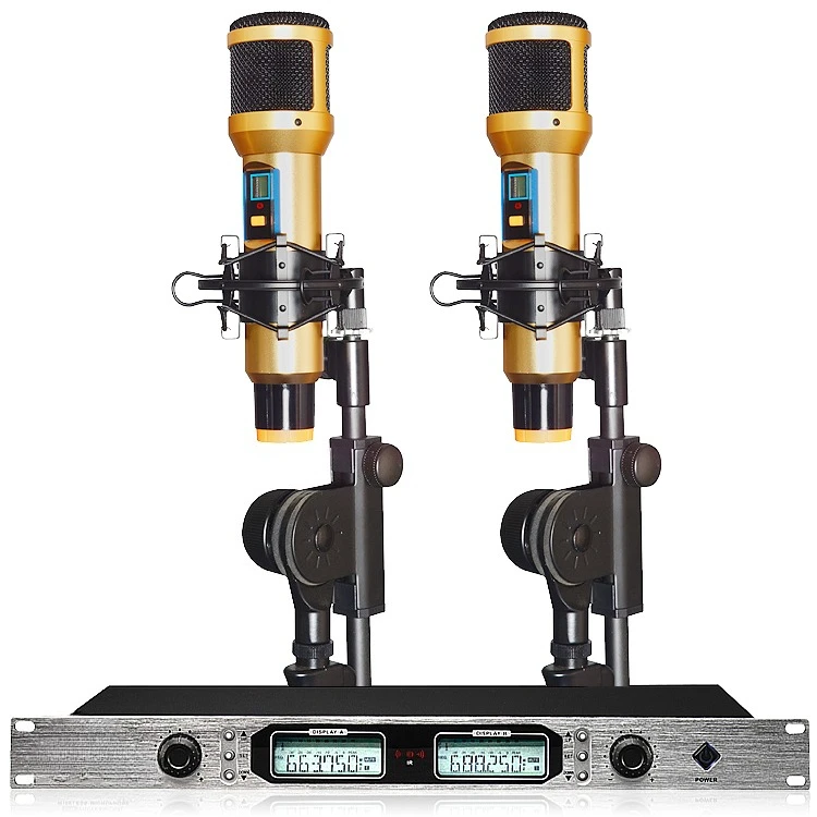 Wireless condenser microphone one to two U-segment chorus microphone professional musical instrument performance