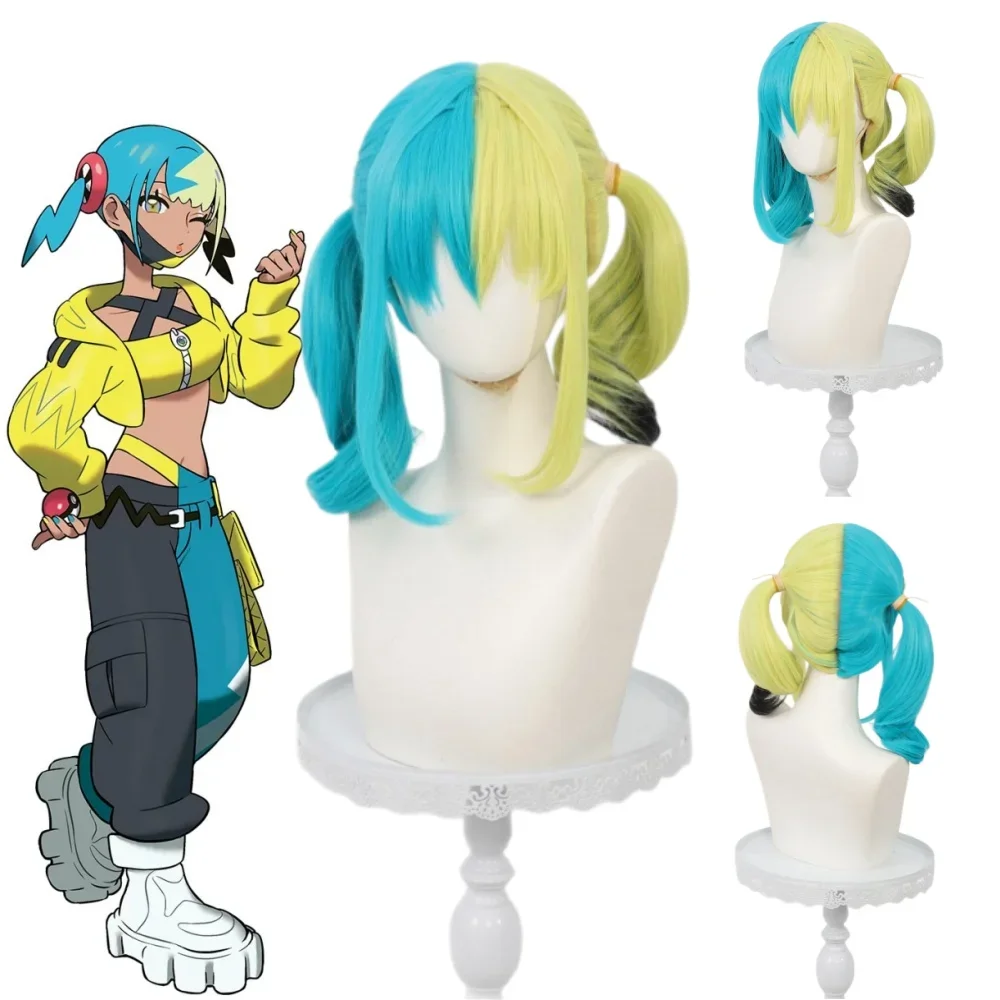 Anime Canari Cosplay Wig Kanari Hair Halloween Party Prop Rose Net Wigs