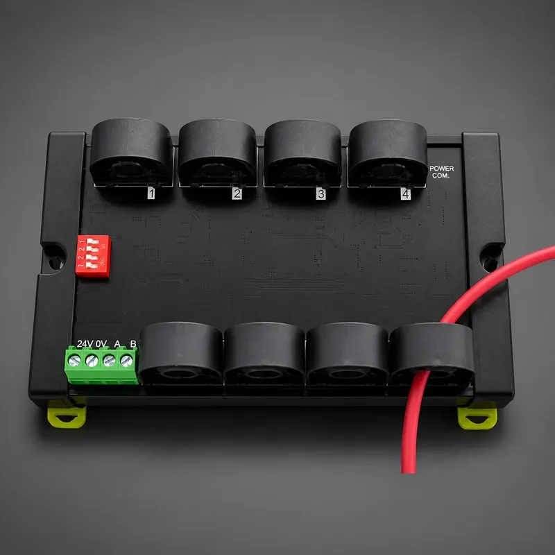 8 Channel AC Current Transformer Module 0-50A Isolated RS485 Modbus RTU Communication 0.1A Accuracy Current Acquisition