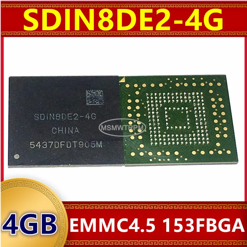 

Memory Chip IC THGBMAG5A1JBAIR THGBM5G5A1JBAIR SDIN8DE2-4G 4GB EMMC4.5 153FBGA Integrated Circuits New Original In Stock