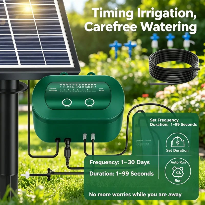 Solar Powered Intelligent Drip - огляд і ціна Outdoor Power And Plant