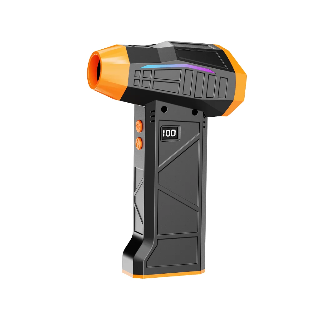 Violent Blowing Turbo Fan Rechargeable Handheld Mini Jet Fan Portable Jet Dryer Blower Wireless Turbo Fan Brushless