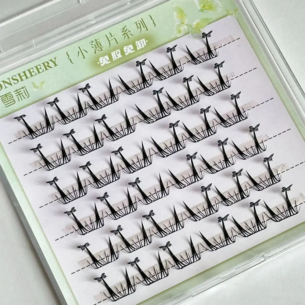 Kein Kleber erforderlich, falsche Wimpern, 6/10 Reihen, selbstklebende gefälschte Wimpernverlängerungen, wiederverwendbar, individuelle Wimpern, Make-up-Tools