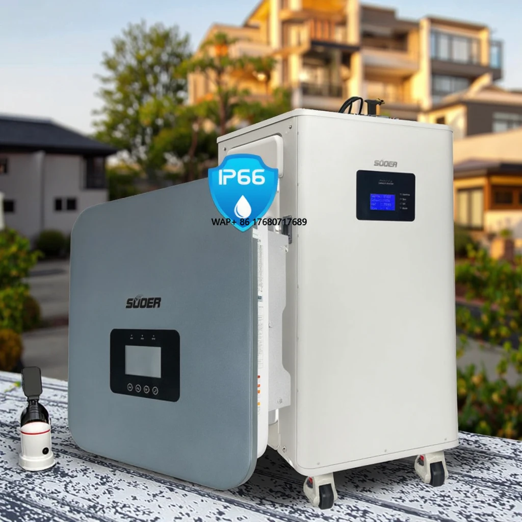 IP66 China manufactures 6kw hybrid solar inverter with battery for home off-grid price home electricity energy system