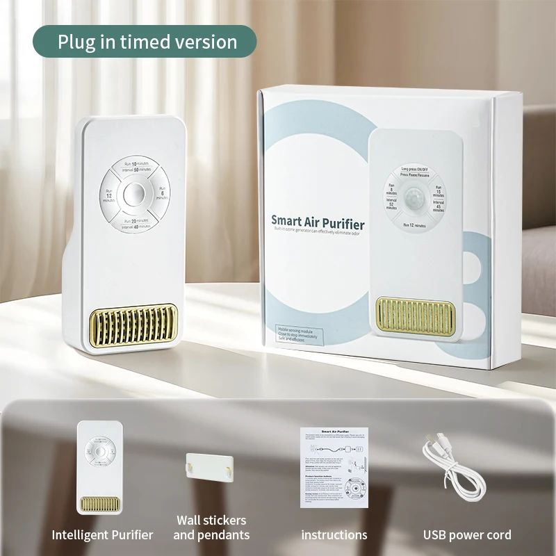 1 Stück, Smart-Home-Luftreiniger, eingebauter Sensor, automatische Abschaltung, wartungsfrei, USB-Steckerbetrieb, hohe Leistung – Detail 18