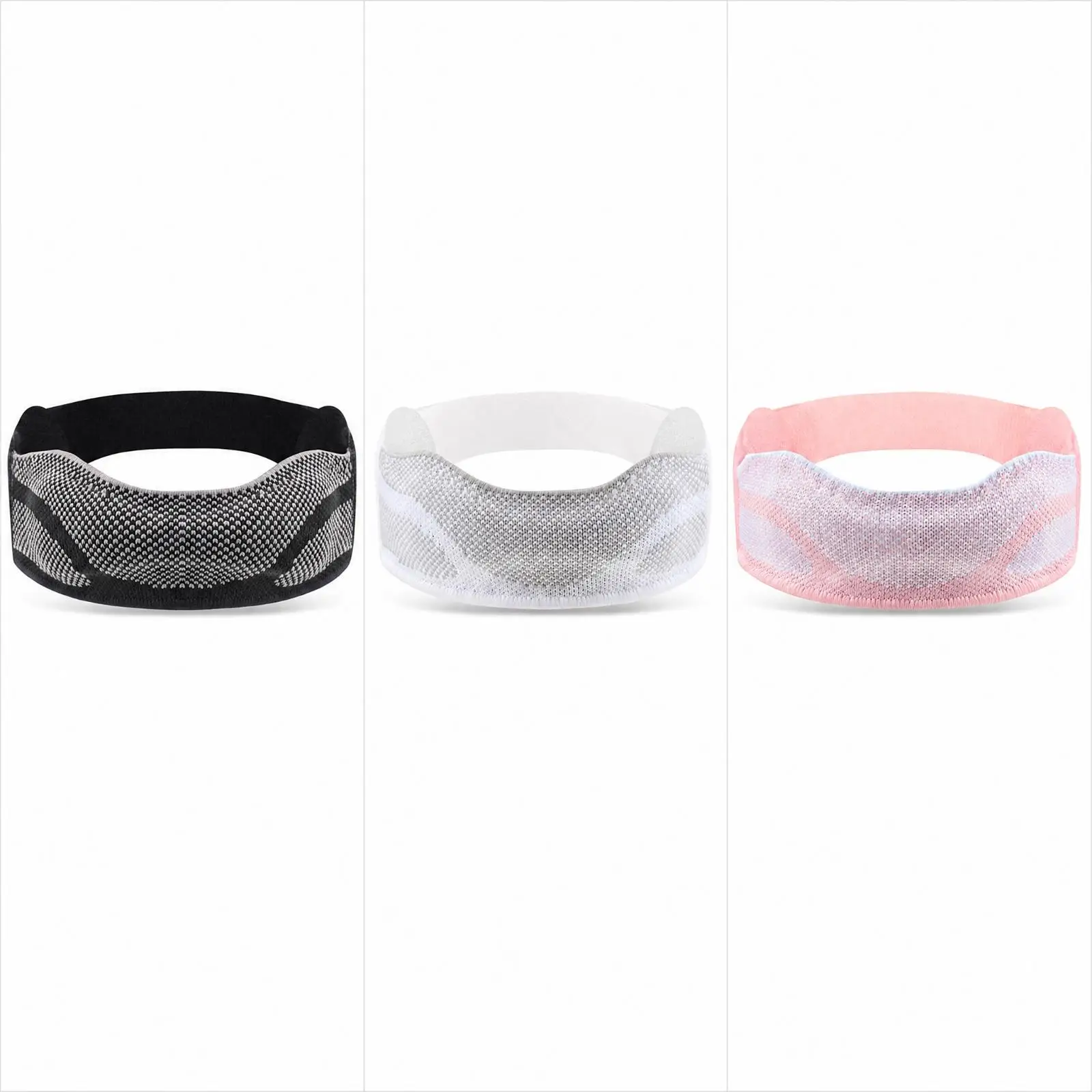 Elastic Knee Brace with Silicone Cushion Pad for Sports Running Gym Workout Training Support Strap Breathable Knit