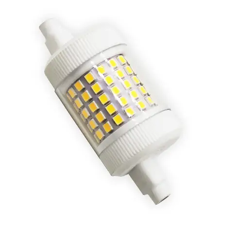 LED R7S 조명, 조도 조절식 J78 RX7S 튜브 조명, 100W 할로겐 램프, AC 110V, 220V, 78mm, 150lm/w, 10W