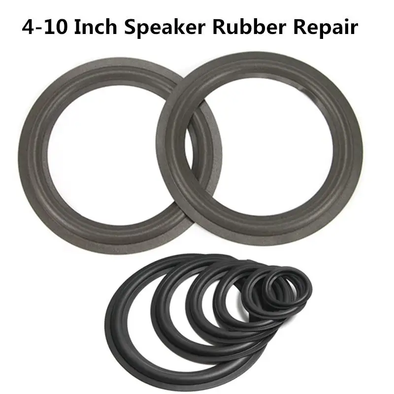 Subwoofer alto-falante acessórios de reparo alto-falante espuma reparação borda dobrável anel de borracha diy 5 Polegada 6.5 Polegada 8 Polegada 10 12 Polegada 1pc