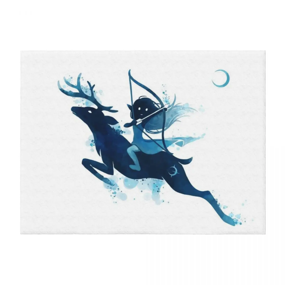 

Elf Archer Throw Blanket Hair Polar Thins Thermal Blankets
