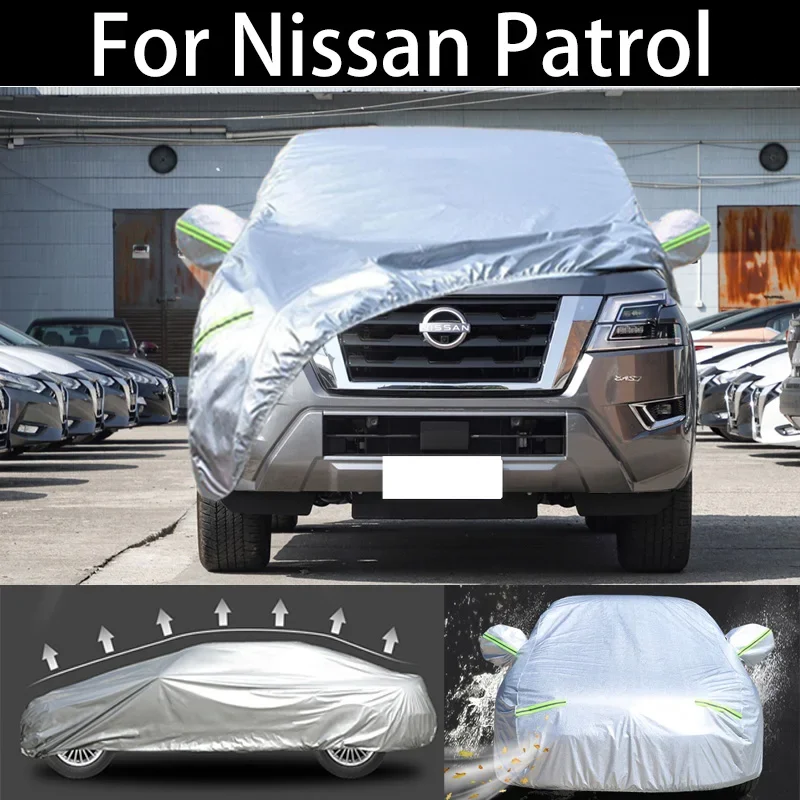 

For Nissan Patrol car Cover Dustproof Outdoor Indoor UV Snow Resistant Sun rain Protection waterproof hail cover for car