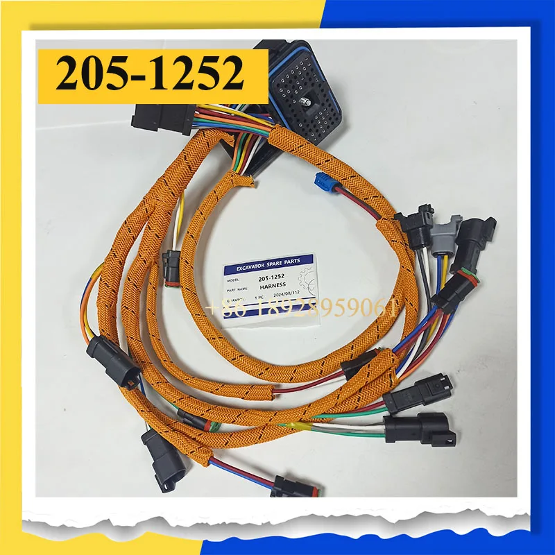 

205-1252 2051252 Engine 3126B 3126 3126E Engine Wiring Harness For Excavator Engine Cable
