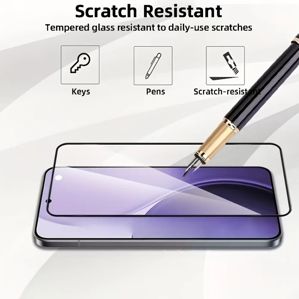 

3 Pack Glossy Screen Protector Film For Huawei Nova 15 Pro 15 Ultra Black Edge HD Tempered Glass Film For Huawei Nova 15 Series