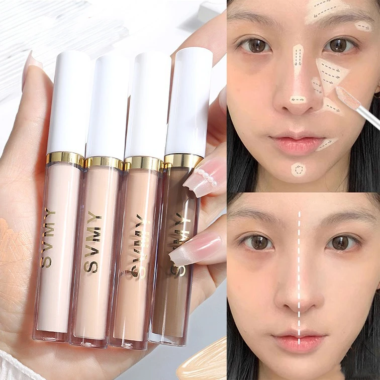 Waterproof Liquid Concealer Foundation Cream Full Coverage Acne Dark Circles Concealer Facial Corrector Contour Stick Makeup