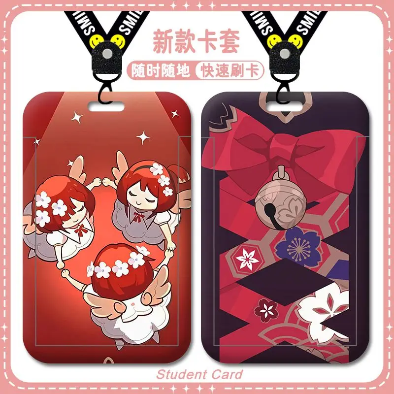 Honkai:Star Rail Chrysos Heirs Exclusive Phone Case Pattern Business Retractable Credit Card Holders Bank ID Bus Card Cover Case
