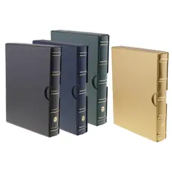 Coins Case Box /Paper Money/Stamp Collection Book Album Supplies 9 Hole Loose Sheet Holder PVC for Collectors Gift