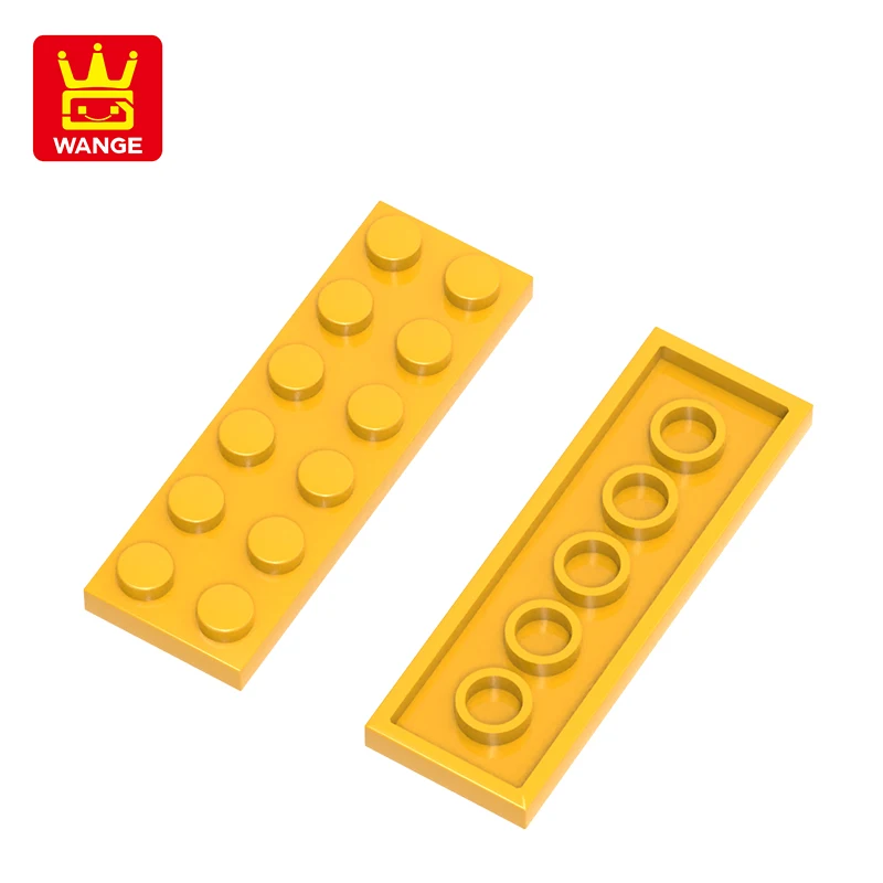 Wange 3795 100G/59 Buah 2X6 Blok Bangunan Dasar Warna Moc Bagian Longgar Kreativitas dengan Batu Bata DIY Perakitan Mainan Anak-anak