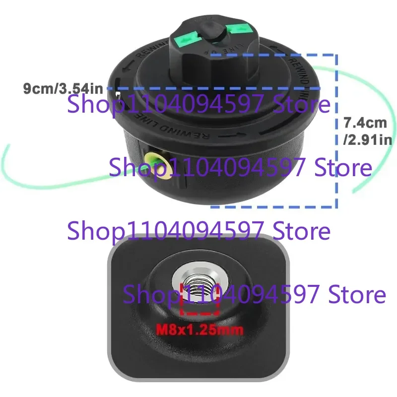 Trimmer Head Bump Feed Head Replace For Makita RST210 RST250 ER2650 A-89137 Whipper Snipper Garden String Trimmers Accessories