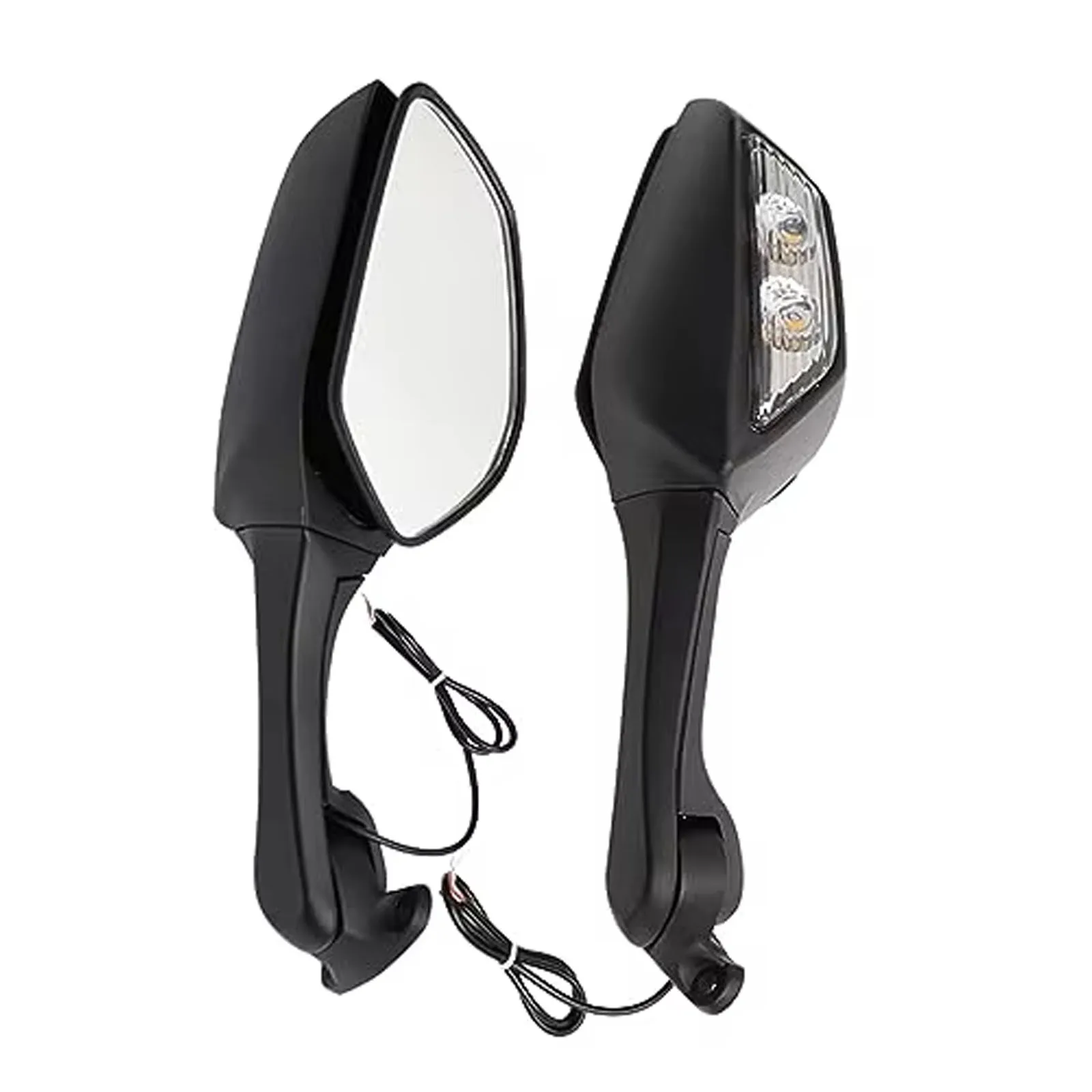 

Motorcycle Rearview Mirrors with Built-In Turn Signals Fit for Kawasaki ZX-10R 2021-2023